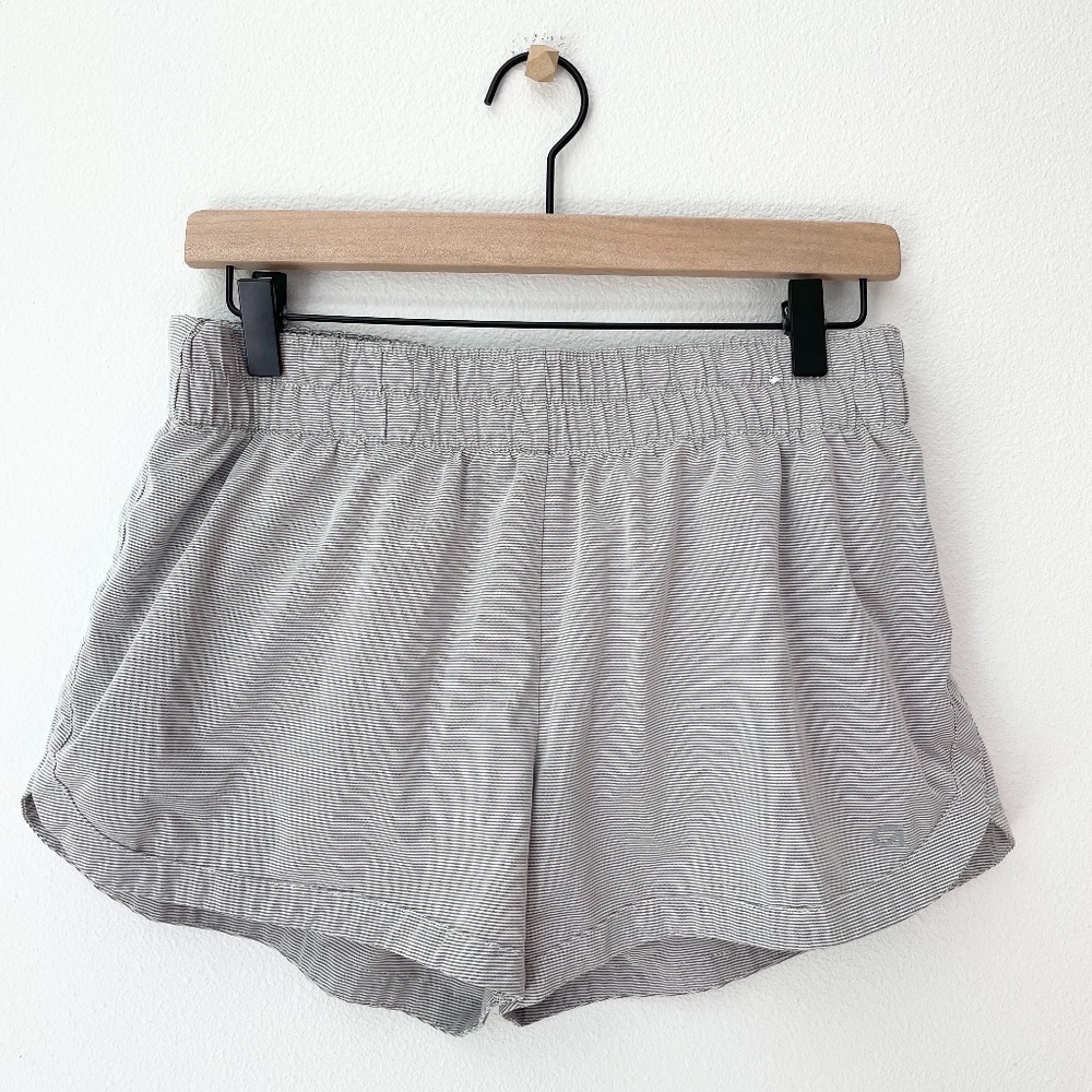 Gap Fit Grey Stripe Running Shorts